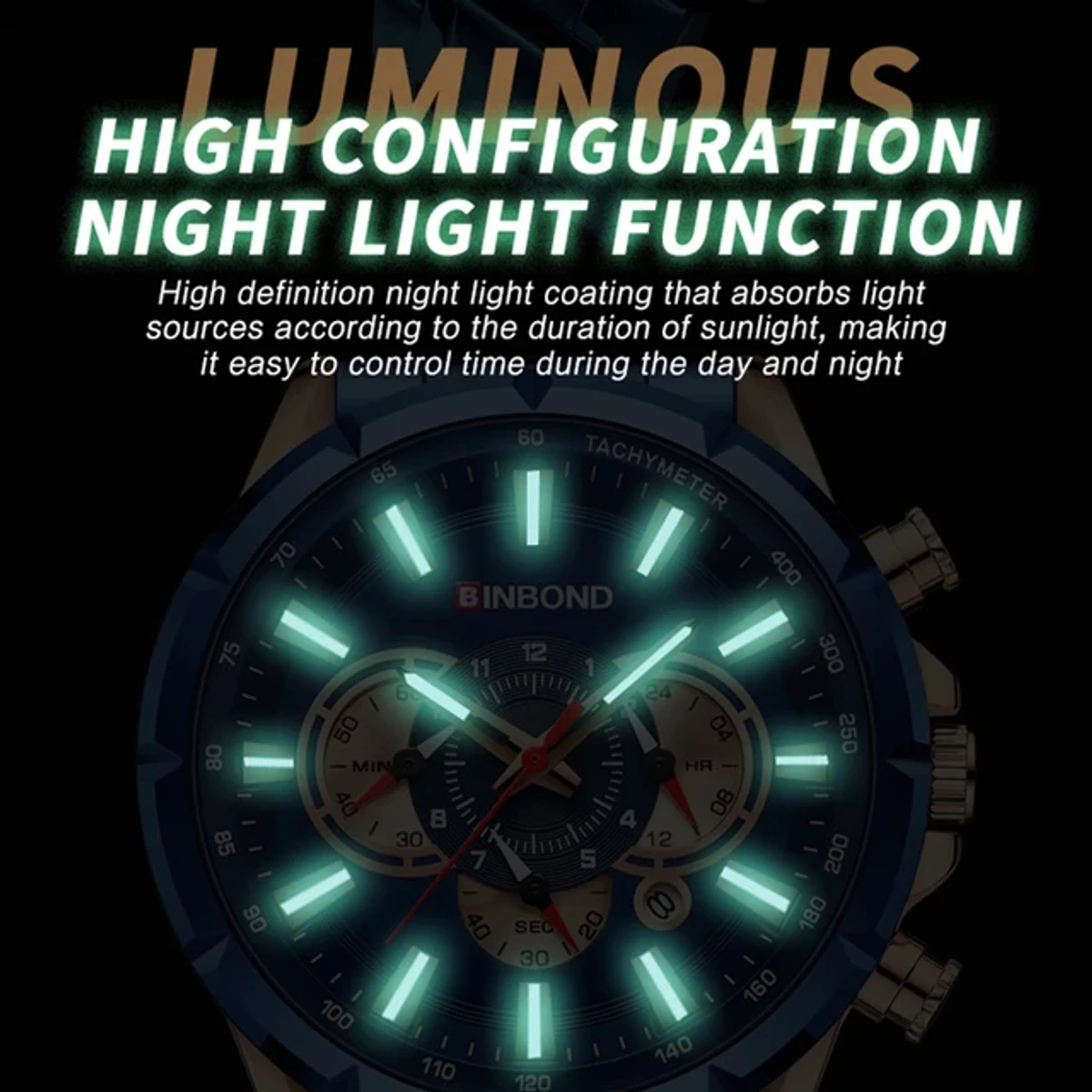 Luxury Man Watch High Quality Waterproof Luminous Men's Wristwatch Stainless Steel Men Quartz Watches Casual Clock-Silver & Black