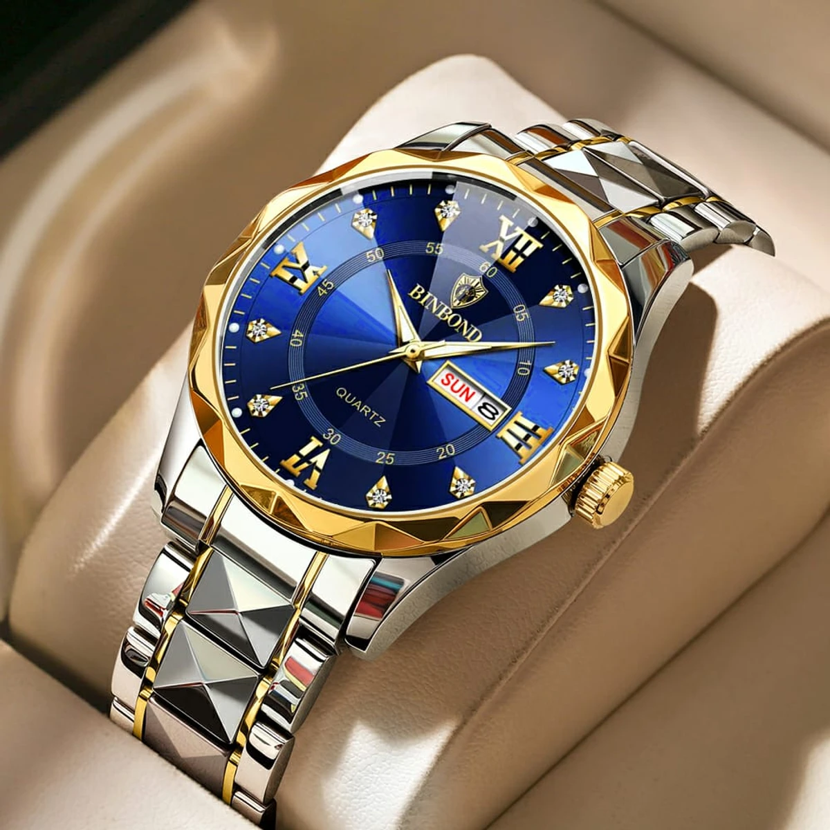 Mens watches with night light sale