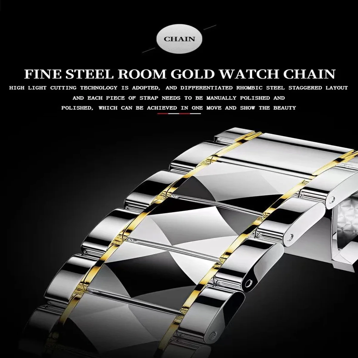 VAVA VOOM H86 Men Watch High End Business Waterproof Creative Double Calendar High Quality Steel Strip Male Fashion Quartz Clock Watches - Silver & Black